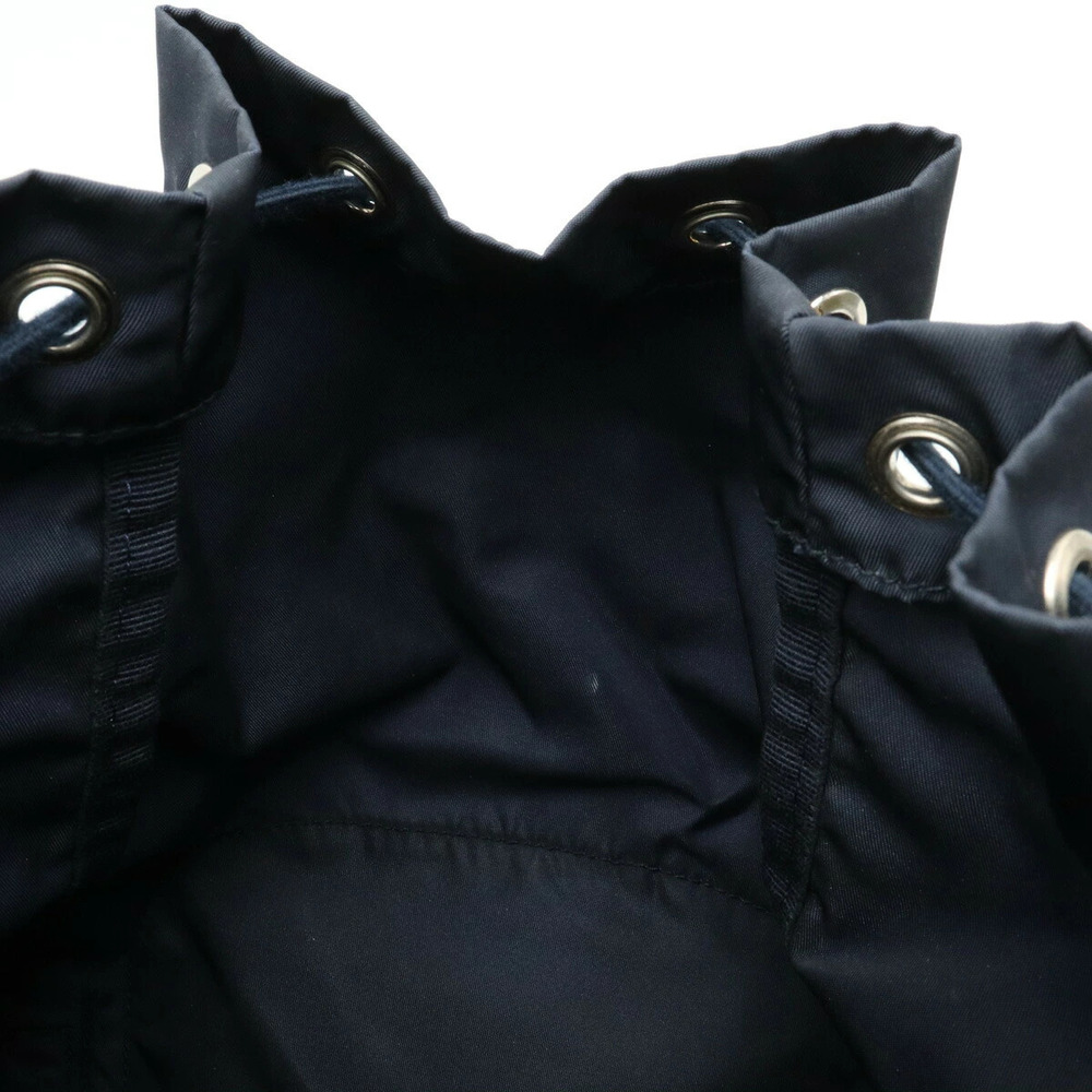 Prada Backpack Rucksack Daypack Canvas Navy Blue - Picture 6 of 8